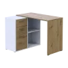 Kancelářský stůl Doros T8 Bílý/Dub Artisan 100 × 83 × 75 (41516060)