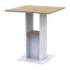 Jídelní stůl Doros Coud Bílý/Dub Artisan 70×70×74 (41510131)