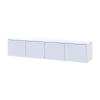 TV stolek Doros Levia Bílý 4 dveře 160x35x33 (41516091)