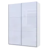 Skříň s posuvnými dveřmi Doros G-Caiser Bílá 2 Sklo / 3 části 180x60x240 (42005017)