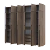 Kleiderschrank mit Schubladen, Regalen und Aufsatzschrank Doros Kasper Cremona Cannolo 3+3 LTD 270 × 50 × 245 cm (42005581)