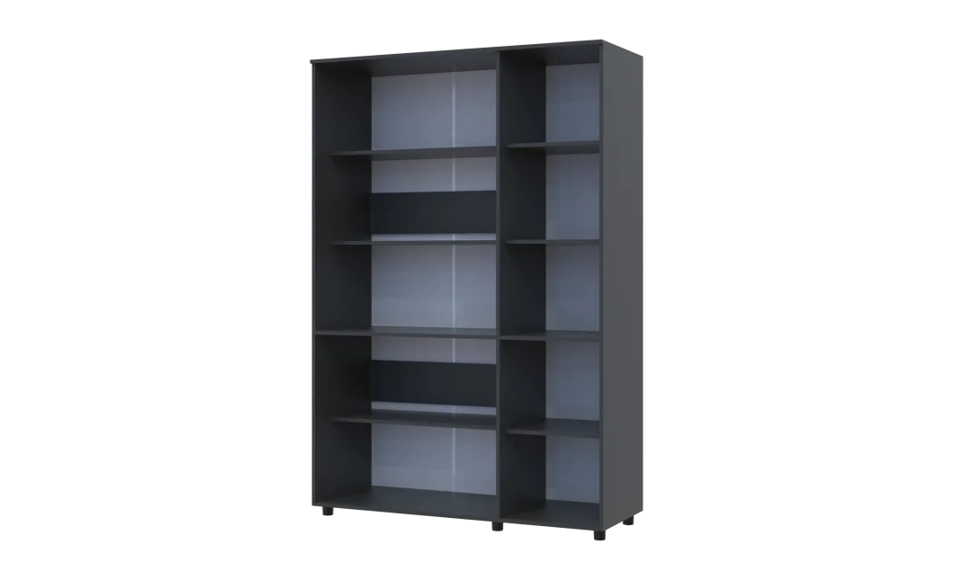 Skříň na oblečení Doros Thorn Antracit 3 DTD police 135x51.6x200 (44900492)