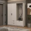 Šatní skříň Doros Rondi s věšákem Kašmír 3 dvere 181x52x195 (42005392)