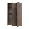 Kleiderschrank mit Schubladen Doros Kasper Cremona Cannolo 3 LTD 135 × 50 × 204 cm (42005560)