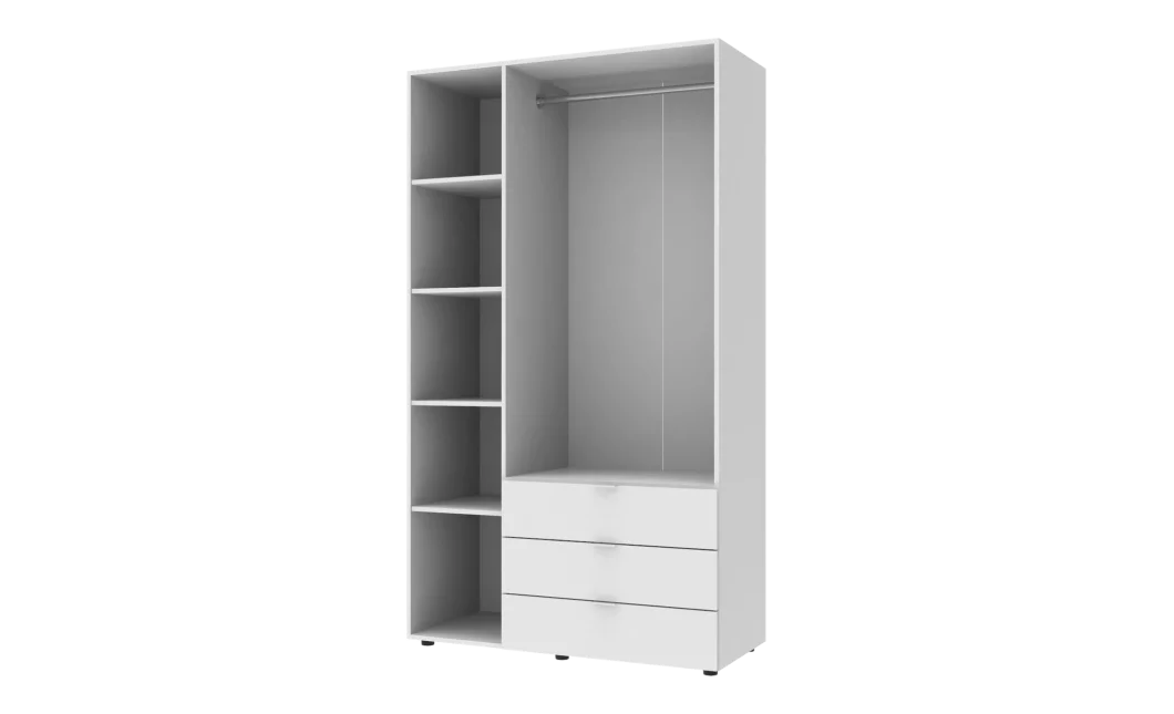 Šatní skříň Doros Gelar Bílá 3 DTD 116,2x49,5x203,4 (80397641)