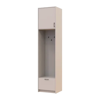 Regál s věšákem Doros Doros Rondi s vysokým nástavcem Kašmír 60х52х260 (42005390)
