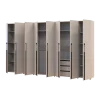 Kleiderschrank mit Regalen und Schubladen Doros Kasper Kaschmir 3+2+3 LTD 360 × 50 × 204 cm (42005742)