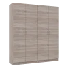 Set Doros Promo s policemi Dub Sonoma 2+2 dveře 180×48×204 (44900287)