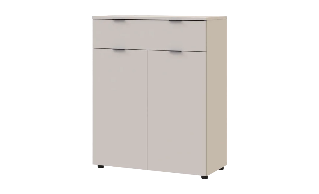 Komoda Doros Ron 2 2 dveře 1 zásuvka Kašmír 80 × 38 × 100 (41516044)