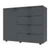 Komoda Doros GC1 Grafit 100 × 40 × 81,7 (41510069)
