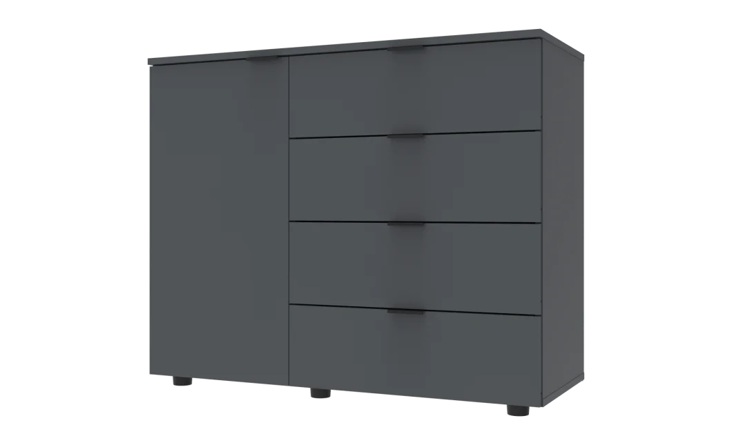 Komoda Doros GC1 Grafit 100 × 40 × 81,7 (41510069)