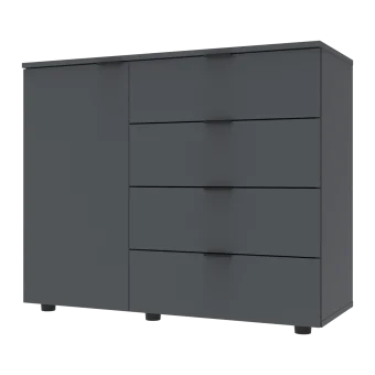 Komoda Doros GC1 Grafit 100 × 40 × 81,7 (41510069)