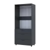 Skříň na oblečení Doros Thorn Antracit 2 DTD/3Š tyč 90х51.6х200 (44900445)