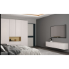 TV stolek Doros Levia Kašmír 4 dveře 160x35x33 (41516085)