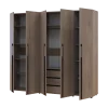 Kleiderschrank mit Regalen und Schubladen Doros Kasper Cremona Cannolo 2+3 LTD 225 × 50 × 204 cm (42005551)