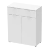 Komoda Doros Ron 2 2 dveře 1 zásuvka Bílý 80 × 38 × 100 (41516003)