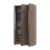 Kleiderschrank mit Schubladen und Aufsatzschrank Doros Kasper Cremona Cannolo 3 LTD 135 × 50 × 245 cm (42005567)