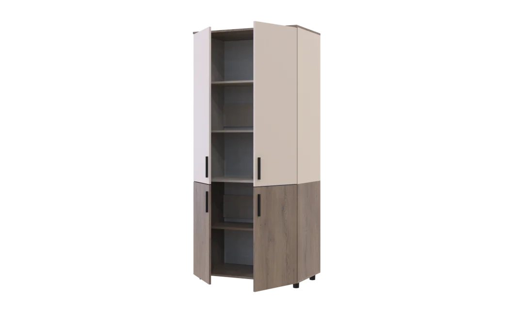 Skříň na oblečení Doros Thorn Cremona Cannolo/Kašmír 2 DTD police 90х51.6х200 (44900452)
