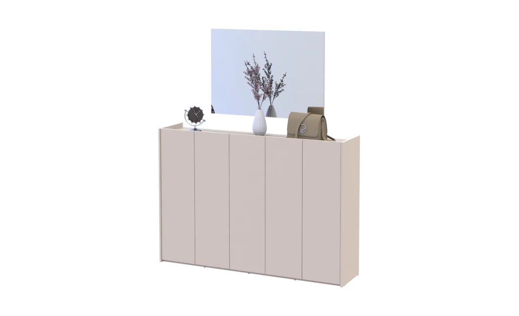 Botník se zrcadlem Doros Kassel Kašmír 5 DTD 159×40×110 (42005508)