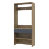 Předsíň Doros Split Dub Artisan/Grafit DTD 94 × 39 × 200 (44900271)