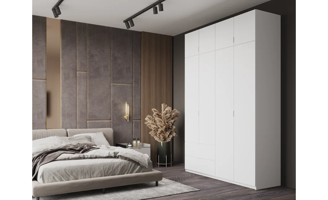 Šatní skříň na oblečení Doros Lukas Bílá 160×50×240 (80737067)