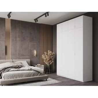 Šatní skříň na oblečení Doros Lukas Bílá 160×50×240 (80737067)