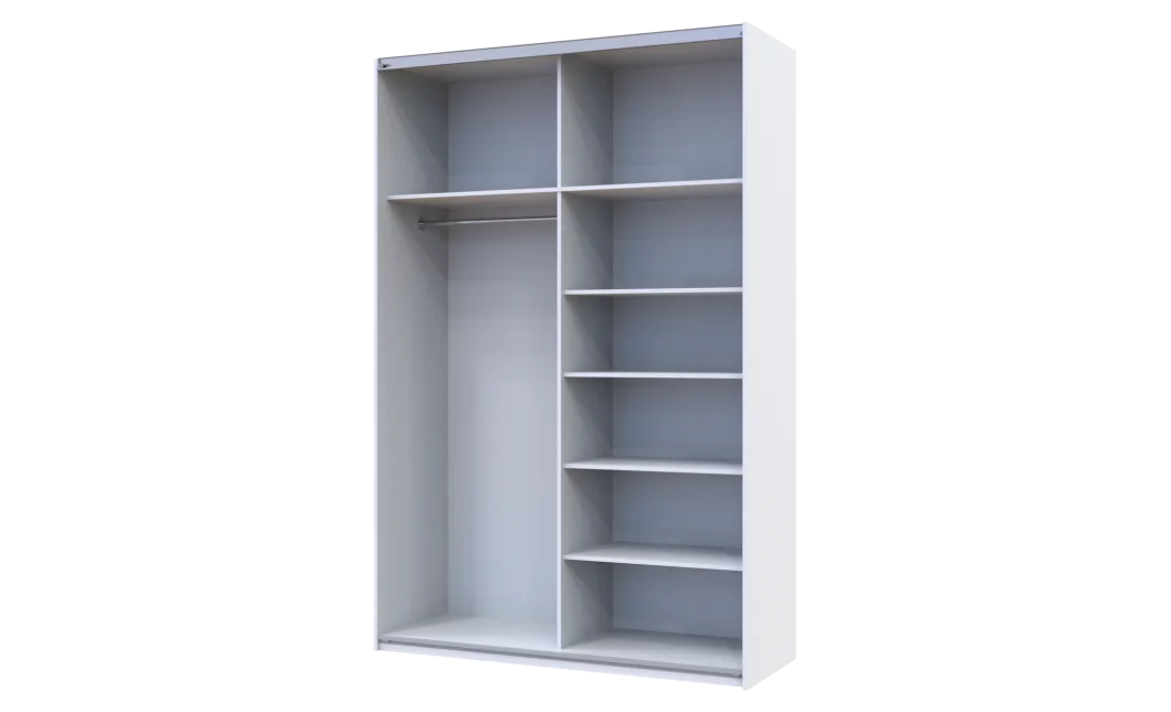 Skříň s posuvnými dveřmi Doros G-Caiser Bílá Dub Evok 2 DTD 160x60x240 (42005073)