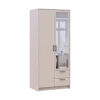 Šatní skříň Doros Rondy se zrcadlem Kašmír 2 dvere 82x52x195 (80738468)