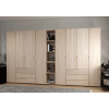 Set Doros Gelar s regálem Dub Sonoma 4+4 dveře 348,2×49,5×203,4 (42005053)