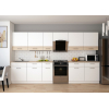 Kuchyně Lea Doros 3,4 m Bílá/Dub Sonoma DTD 340×60×250 (81000007)