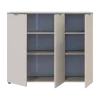 Komoda Doros Ron 6 3 dveře Kašmír 120 × 38 × 100 (41516048)