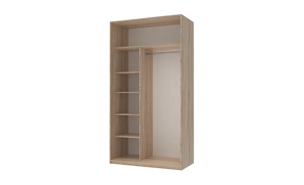 Šatní skříň Doros City Light Dub Sonoma 2 DTD 120×60×225 (42002010)