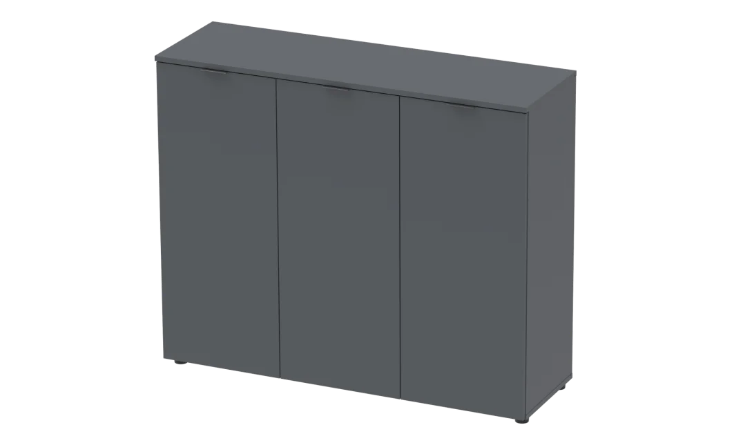 Komoda Doros Ron 6 3 dveře Grafit 120 × 38 × 100 (41516000)