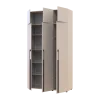 Kleiderschrank mit Regalen und Aufsatzschrank Doros Kasper Kaschmir 3 LTD 135 × 50 × 245 cm (42005564)