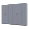 Sada Promo Šedá 3+3 dveře 270x48x204 (80737768)