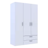 Skříň na oblečení Doros Ektor Bílý 3 dveře 116×49,5×180 (80737076)