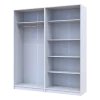 Set Doros Promo s policemi Bílá 2+2 dveře 180×48×204 (44900288)