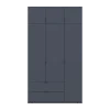 Šatní skříň Lukas Grafit/Grafit 3 dveře 135x50x240 (80737801)