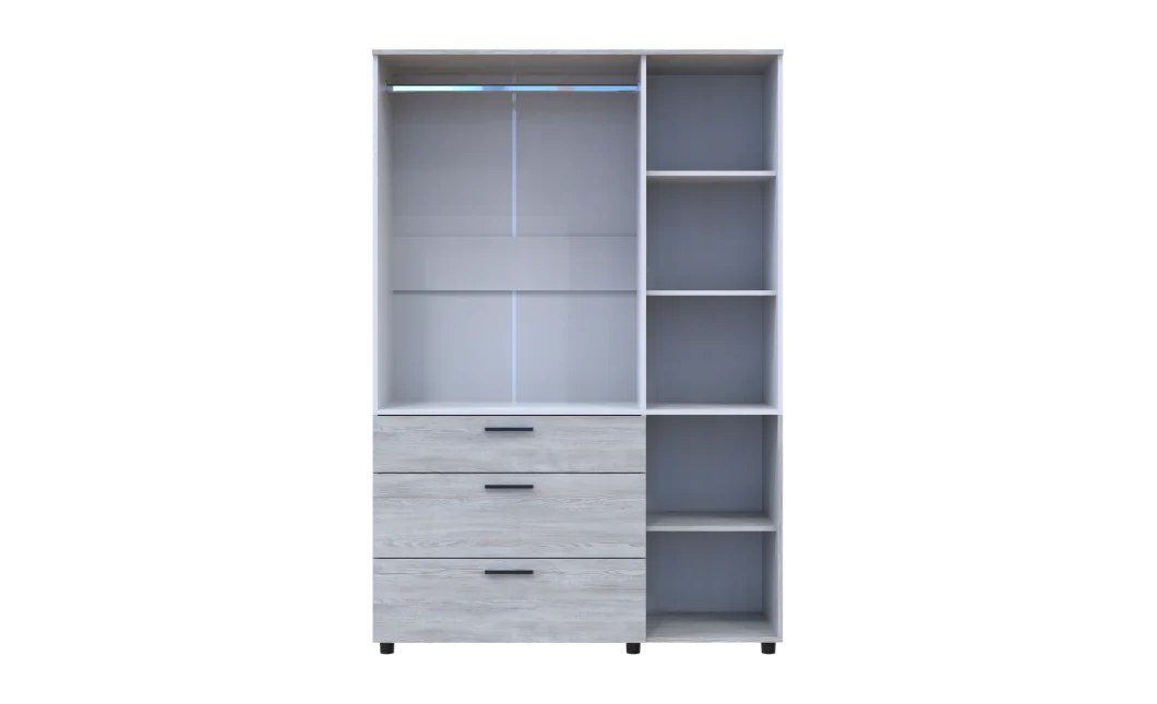Skříň na oblečení Doros Thorn Borovice Natti/Bílá 3 DTD/3Š tyč 135х51.6х200 (44900509)