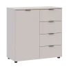 Komoda Doros Ron 1 1 dveře 4 zásuvky Kašmír 80 × 38 × 81 (41516043)