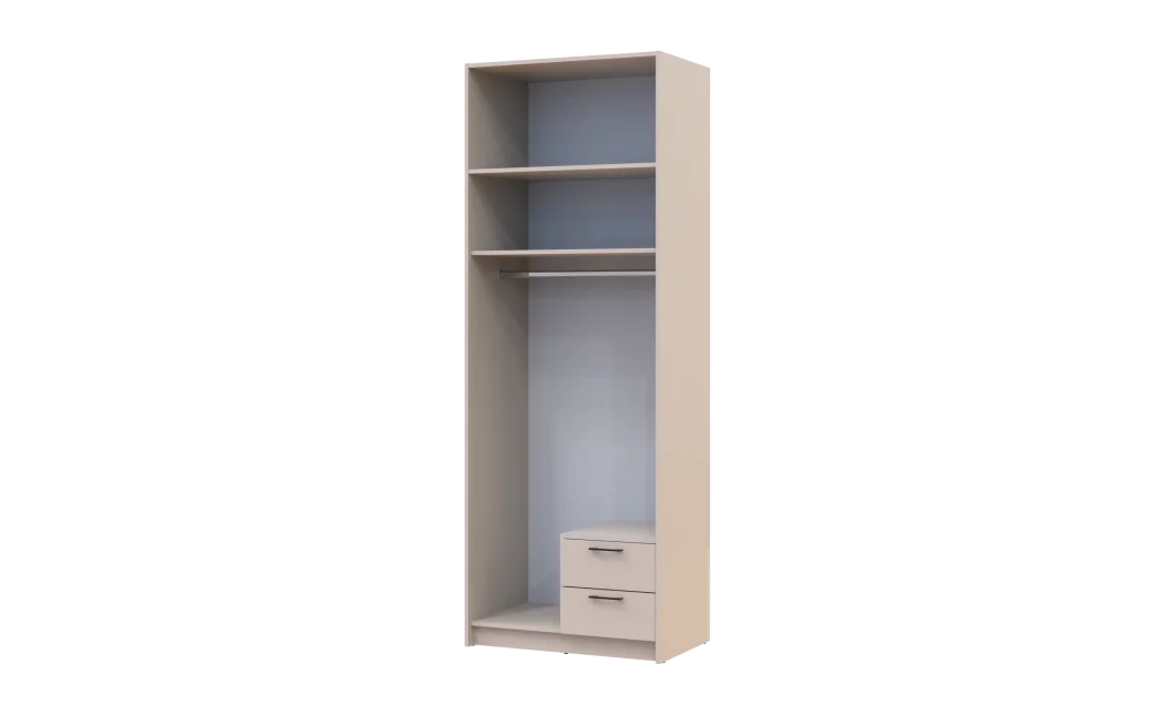 Šatní skříň Doros Rondy s nadstavcem Kašmír 2 dveře 82x52x236 (80738469)