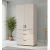 Skříň na oblečení Doros Thorn Kašmír 2 DTD/3Š police 90х51.6х200 (44900450)