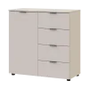 Komoda Doros Ron 1 1 dveře 4 zásuvky Kašmír 80 × 38 × 81 (41516043)