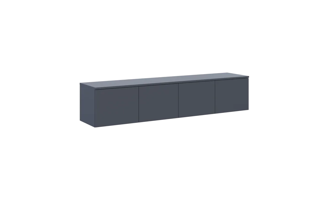 TV stolek Doros Levia Grafit 4 dveře 160x35x33 (41516088)
