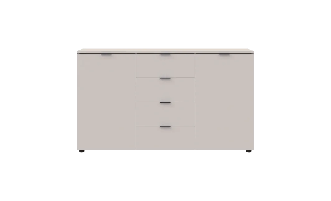 Komoda Doros Ron 5 Kašmír 2 dveře 4 zásuvky 140 × 38 × 81 (41516047)