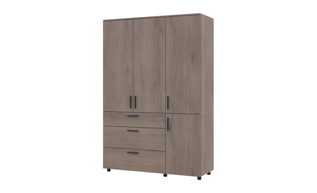 Skříň na oblečení Doros Thorn Cremona Cannolo 3 DTD/3Š police 135х51.6х200 (44900478)