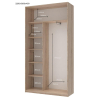 Šatní skříň Doros City Light Dub Sonoma 2 DTD 120×45×225 (42002011)