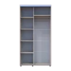 Šatní skříň s posuvnými dveřmi Doros Sigma Slim Kašmír 2 dveře 110x60x214.4 (42005454)
