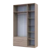Šatní skříň Lukas Dub Sonoma/Dub Sonoma 3 dveře 135x50x240 (80737803)