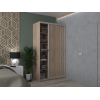Šatní skříň Doros City Light Dub Sonoma 2 DTD 120×45×225 (42002011)